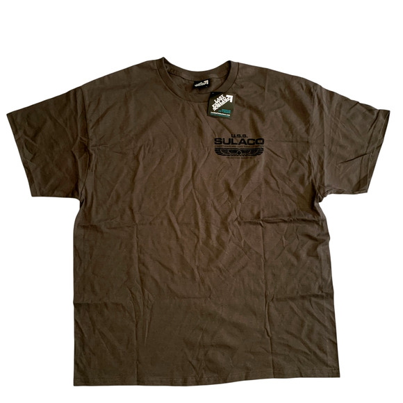 U.S.S Sulaco Conestoga Class Light Assust Carrier Men's Size XL Green T-Shirt - Picture 1 of 16